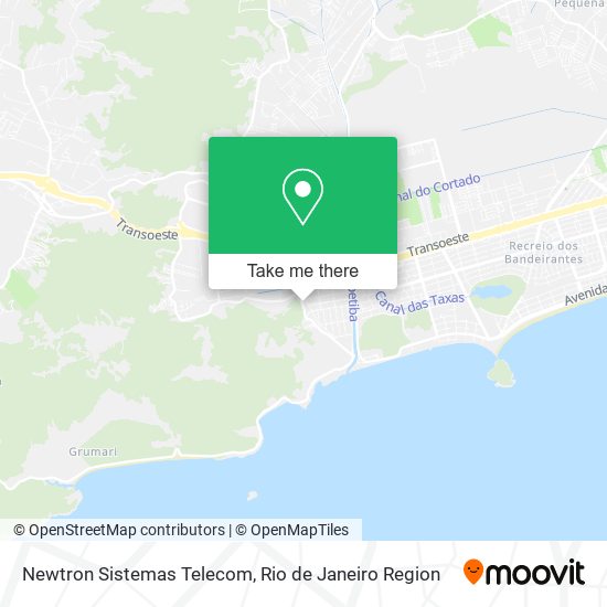 Mapa Newtron Sistemas Telecom