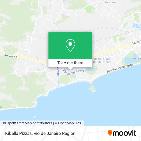 Kibella Pizzas map