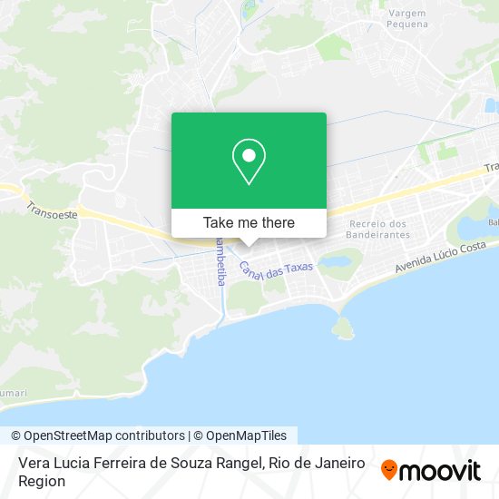 Vera Lucia Ferreira de Souza Rangel map