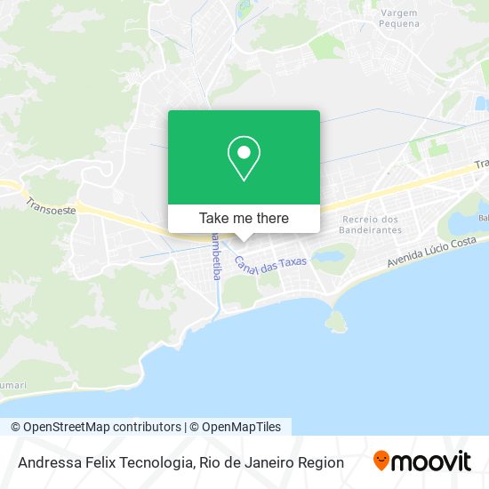 Andressa Felix Tecnologia map