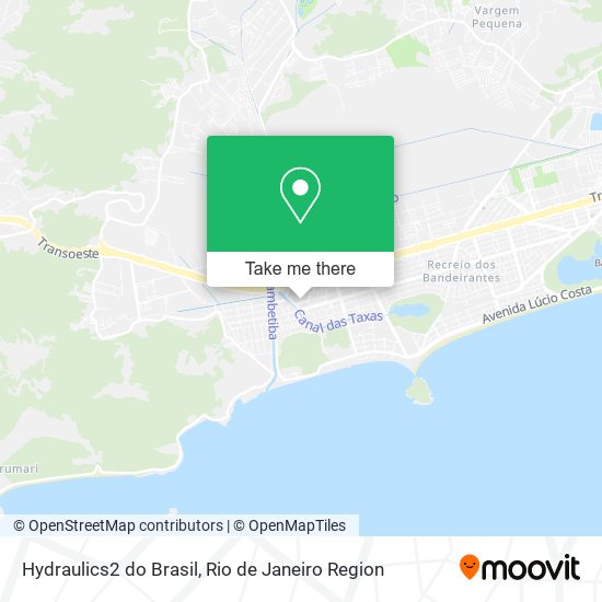 Mapa Hydraulics2 do Brasil