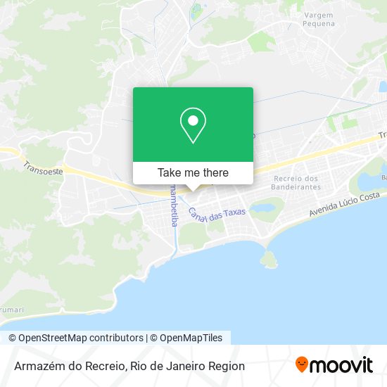 Mapa Armazém do Recreio