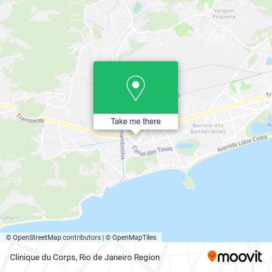 Clinique du Corps map