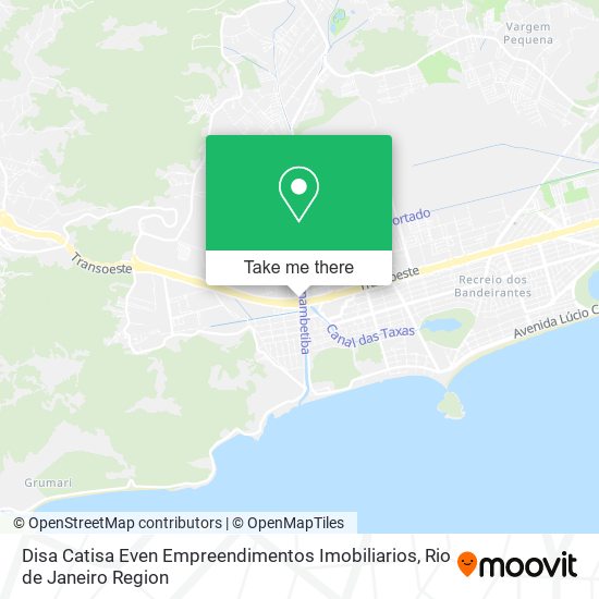 Mapa Disa Catisa Even Empreendimentos Imobiliarios