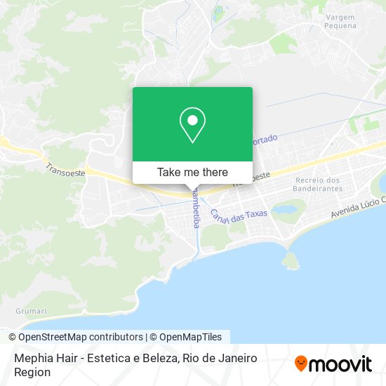 Mephia Hair - Estetica e Beleza map