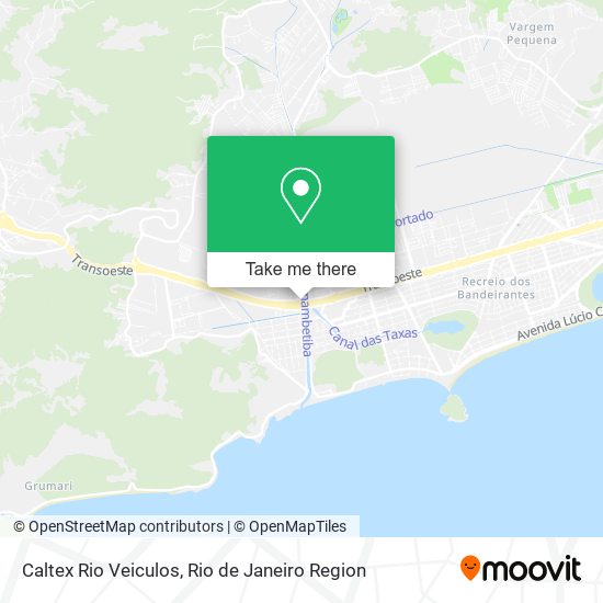 Caltex Rio Veiculos map
