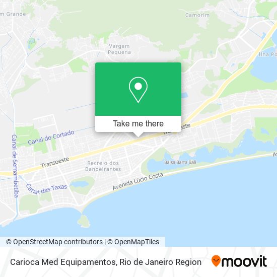 Carioca Med Equipamentos map