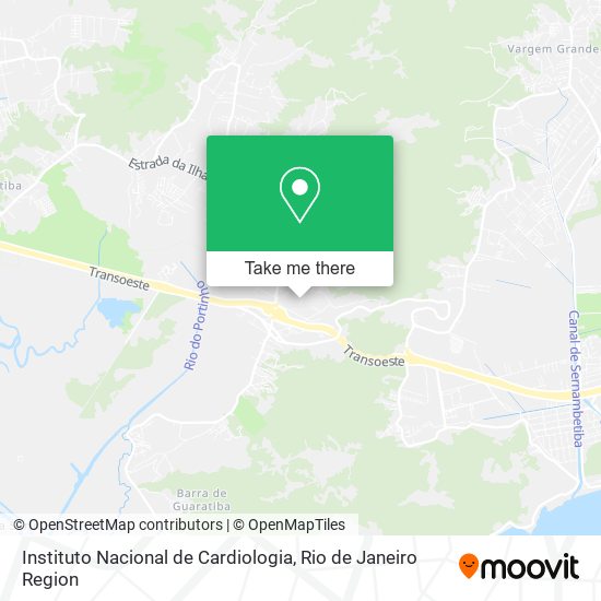 Instituto Nacional de Cardiologia map