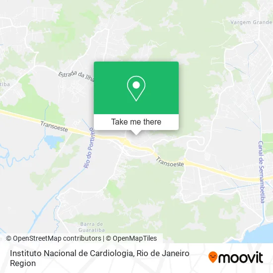 Instituto Nacional de Cardiologia map