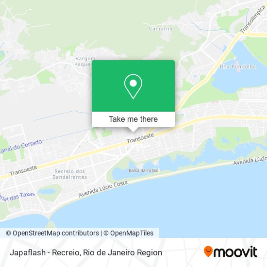 Japaflash - Recreio map