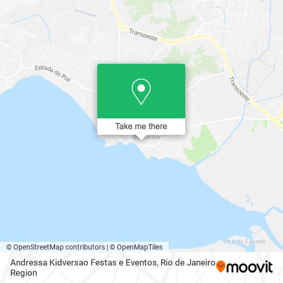 Mapa Andressa Kidversao Festas e Eventos