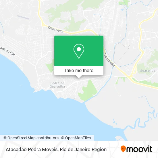 Atacadao Pedra Moveis map