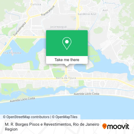 M. R. Borges Pisos e Revestimentos map