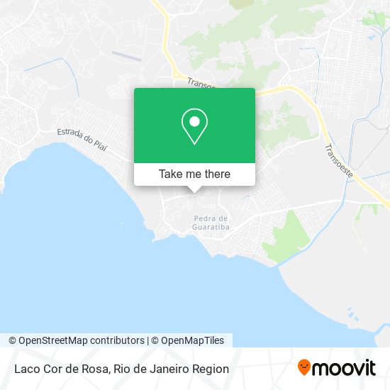 Laco Cor de Rosa map