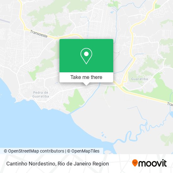 Cantinho Nordestino map