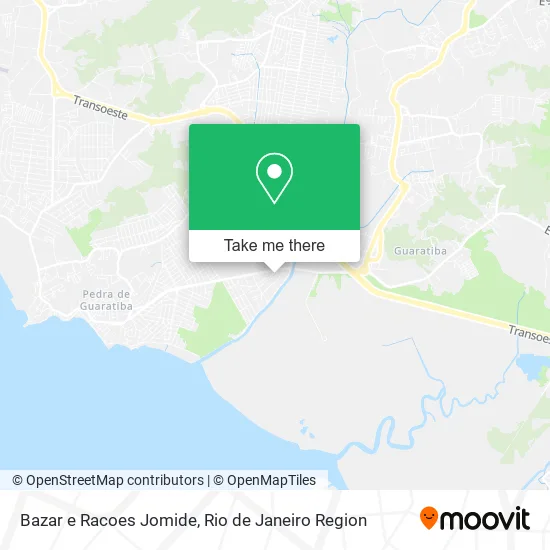 Bazar e Racoes Jomide map