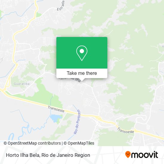 Mapa Horto Ilha Bela