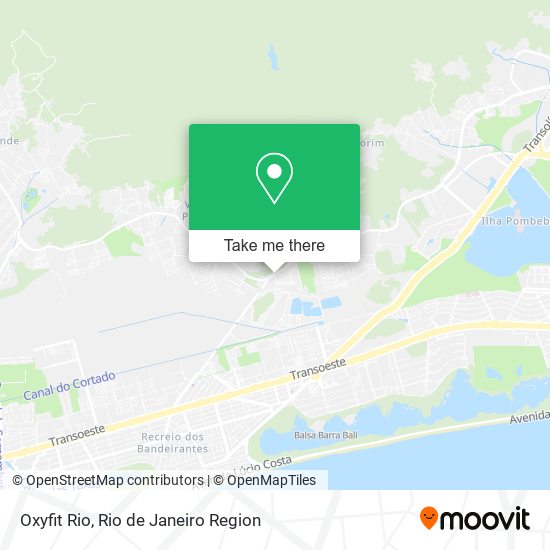 Mapa Oxyfit Rio