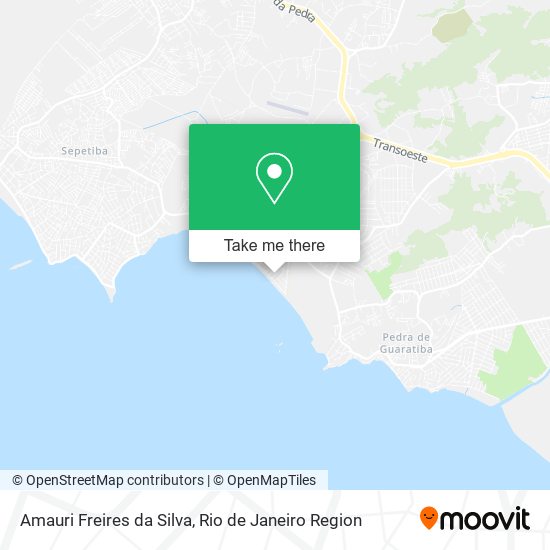 Amauri Freires da Silva map