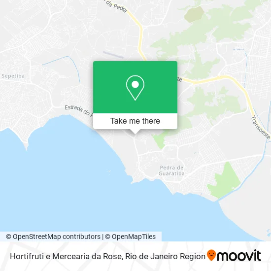 Hortifruti e Mercearia da Rose map