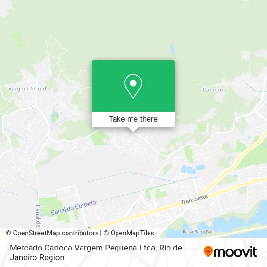 Mercado Carioca Vargem Pequena Ltda map