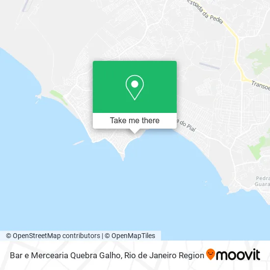 Bar e Mercearia Quebra Galho map