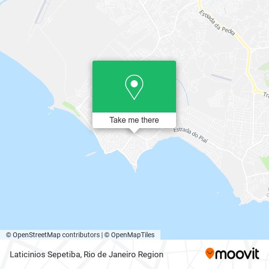 Laticinios Sepetiba map
