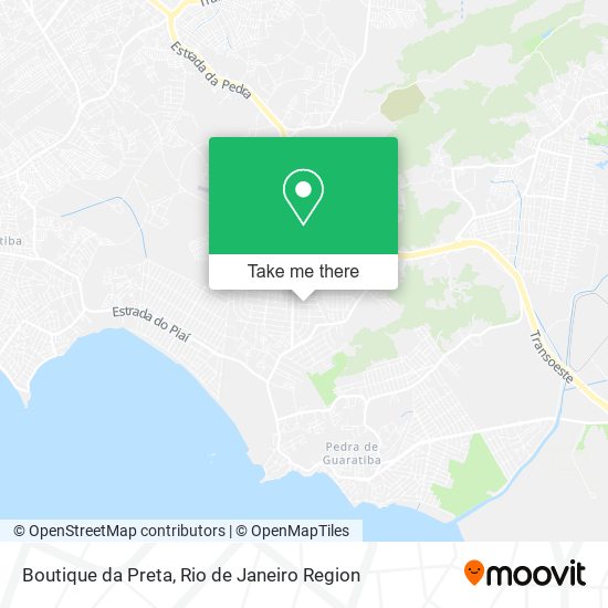 Mapa Boutique da Preta