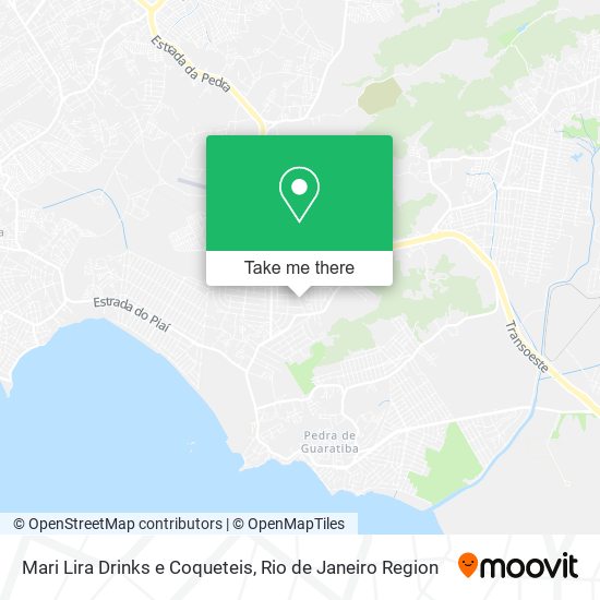 Mapa Mari Lira Drinks e Coqueteis