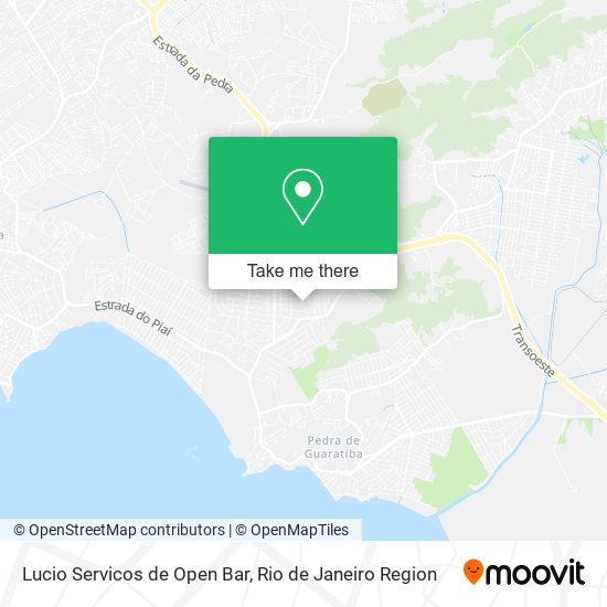 Mapa Lucio Servicos de Open Bar