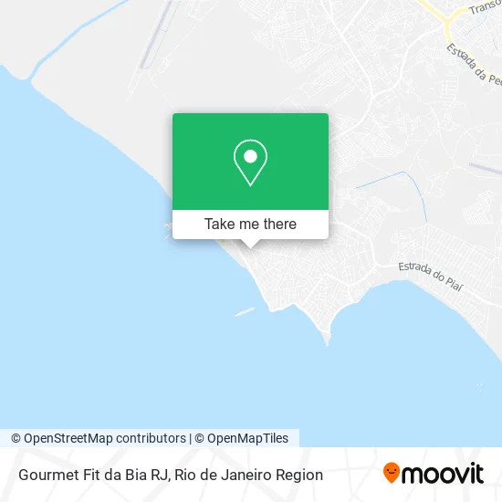 Gourmet Fit da Bia RJ map