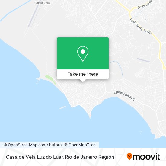 Casa de Vela Luz do Luar map