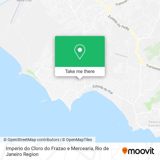 Imperio do Cloro do Frazao e Mercearia map