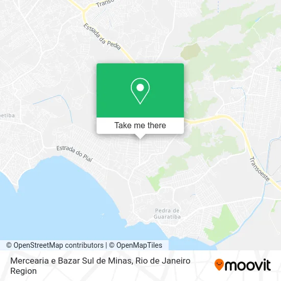 Mercearia e Bazar Sul de Minas map