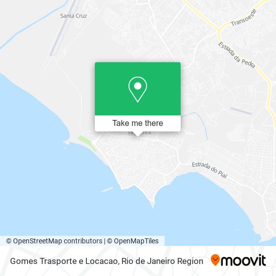 Mapa Gomes Trasporte e Locacao