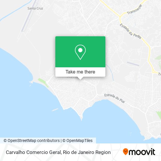 Carvalho Comercio Geral map