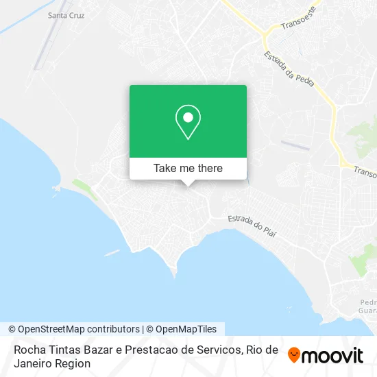 Rocha Tintas Bazar e Prestacao de Servicos map