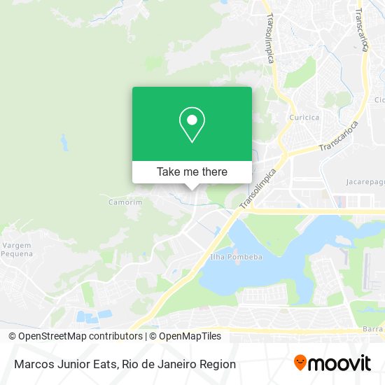 Mapa Marcos Junior Eats