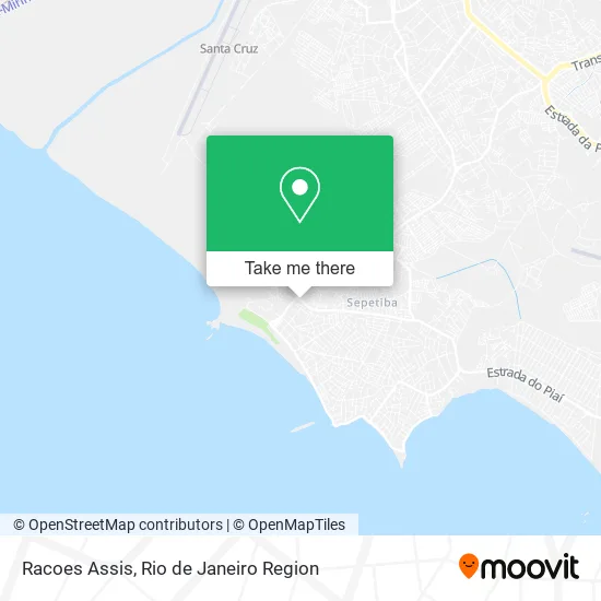 Racoes Assis map