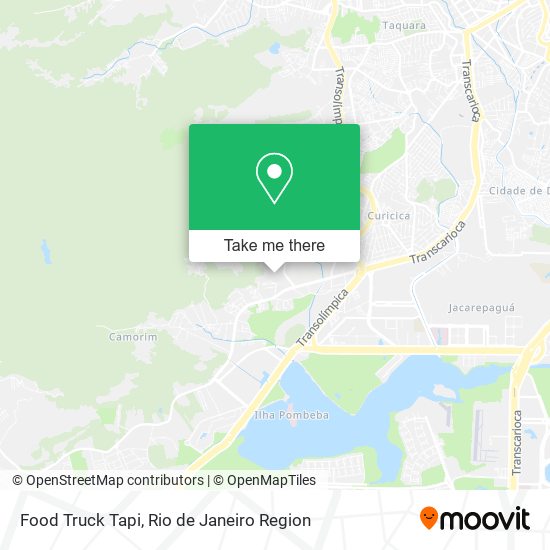 Mapa Food Truck Tapi