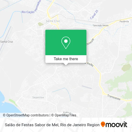 Salão de Festas Sabor de Mel map