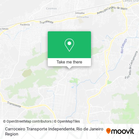 Carroceiro Transporte Independente map