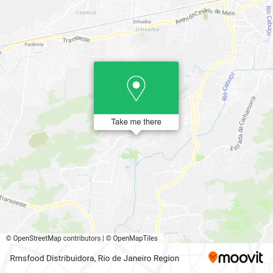 Rmsfood Distribuidora map