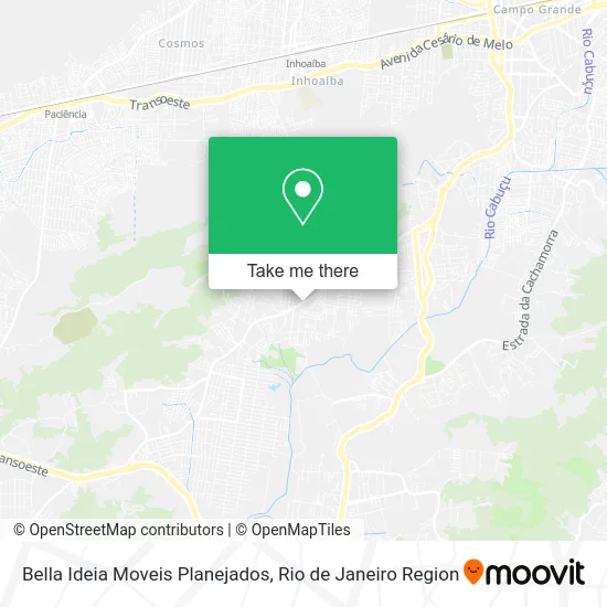 Bella Ideia Moveis Planejados map
