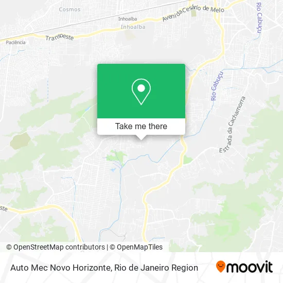 Auto Mec Novo Horizonte map