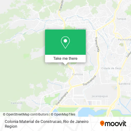 Colonia Material de Construcao map