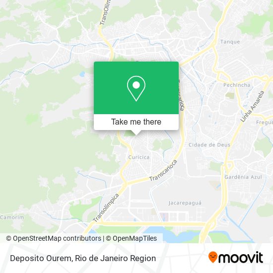 Deposito Ourem map