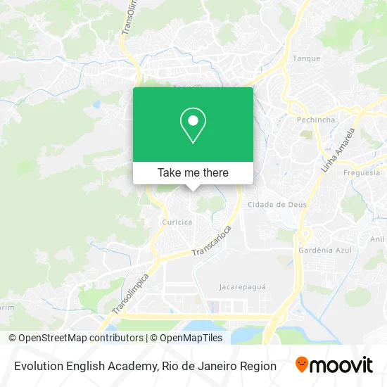 Evolution English Academy map