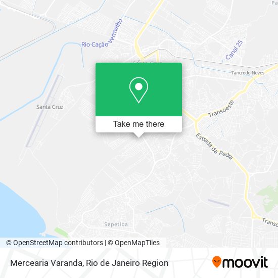 Mapa Mercearia Varanda