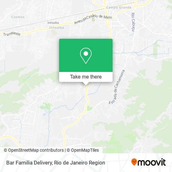 Bar Familia Delivery map